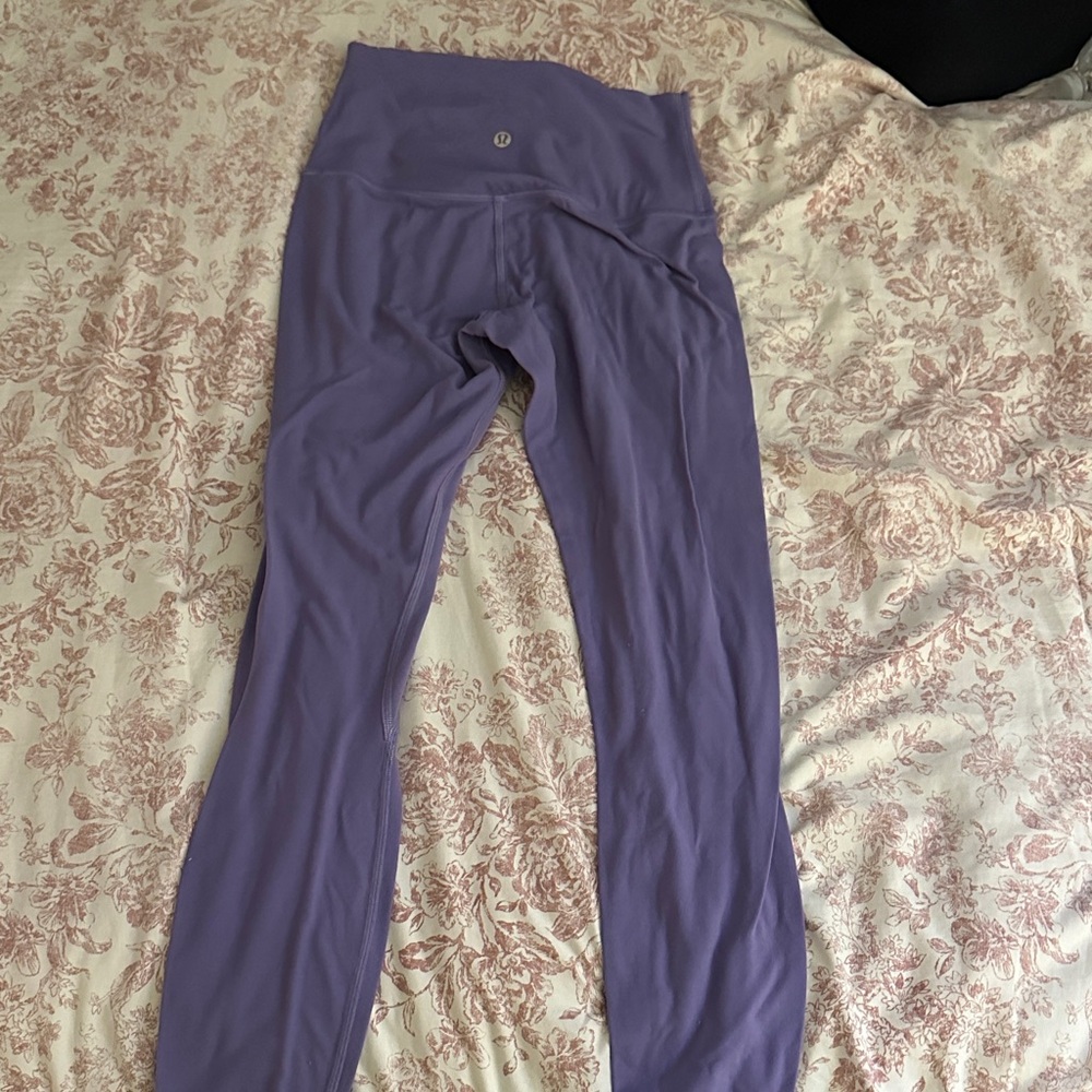Light Purple Lululemon High-Waisted Leggings
